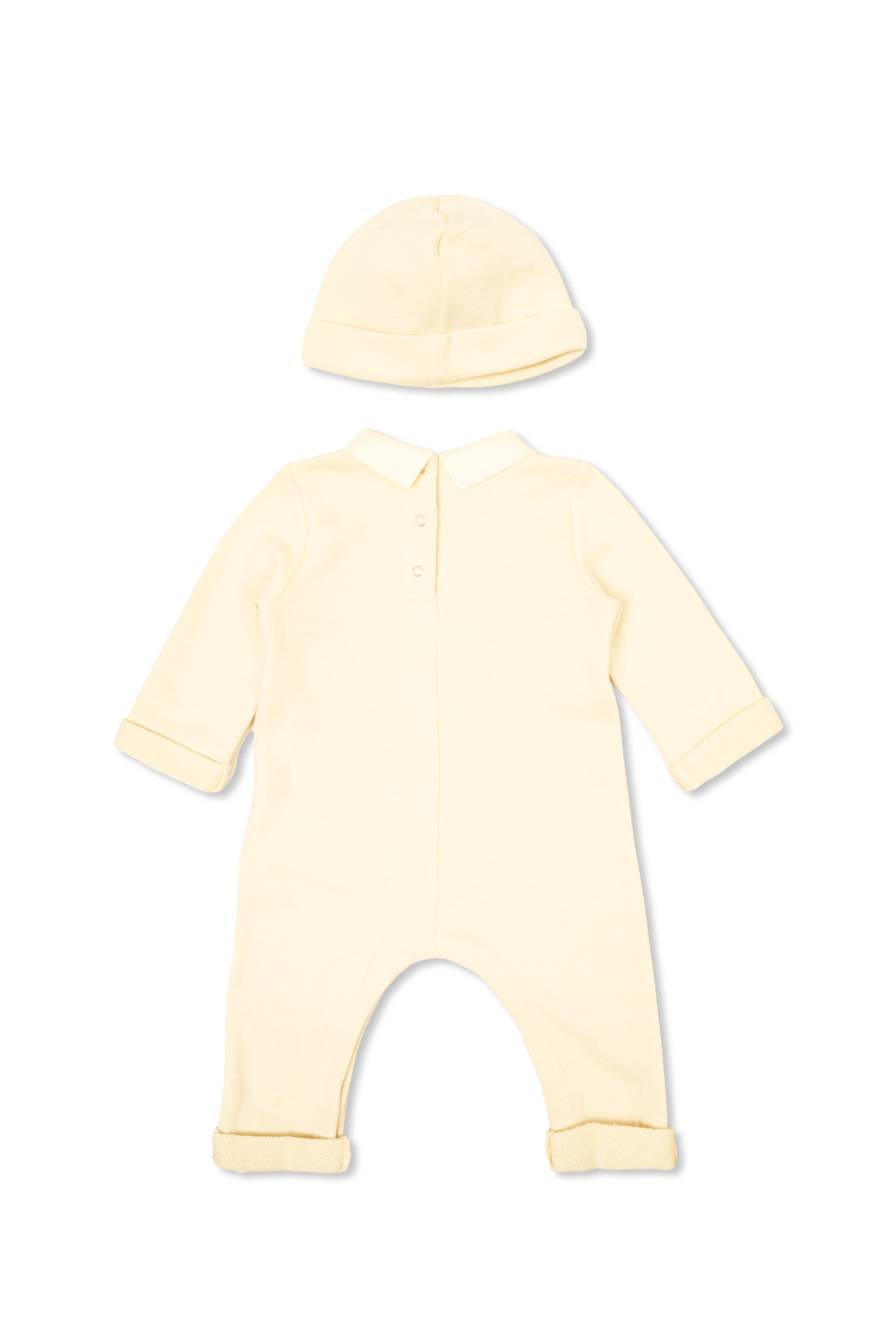 Cream Baby Set Onesie and Hat Gucci Kids Vitkac Italy